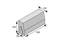 BEST MONO II Půlka Přírodní výška 250mm